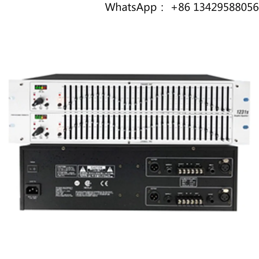 1231S 1231S Dual Channel 3U 31 Band Karaoke 1231S Audio Peripheral Equalizer for Audio Equipment System