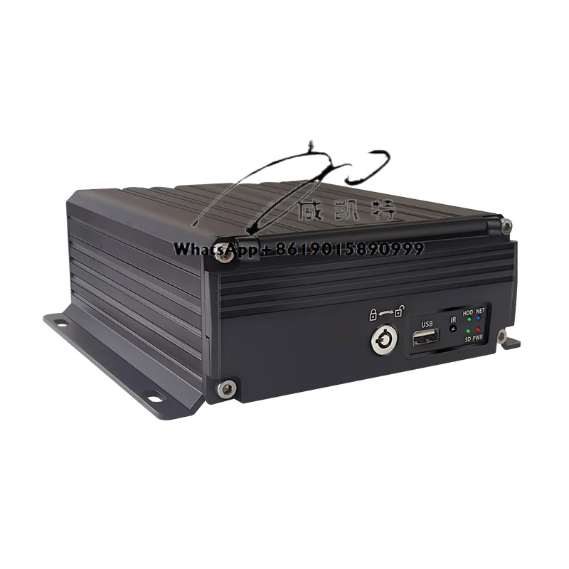 Digital Video Recorder SD Card HDD MDVR 8CH 4G GPS WIFI Fleet Wireless Mobile Hard Disk Recorder