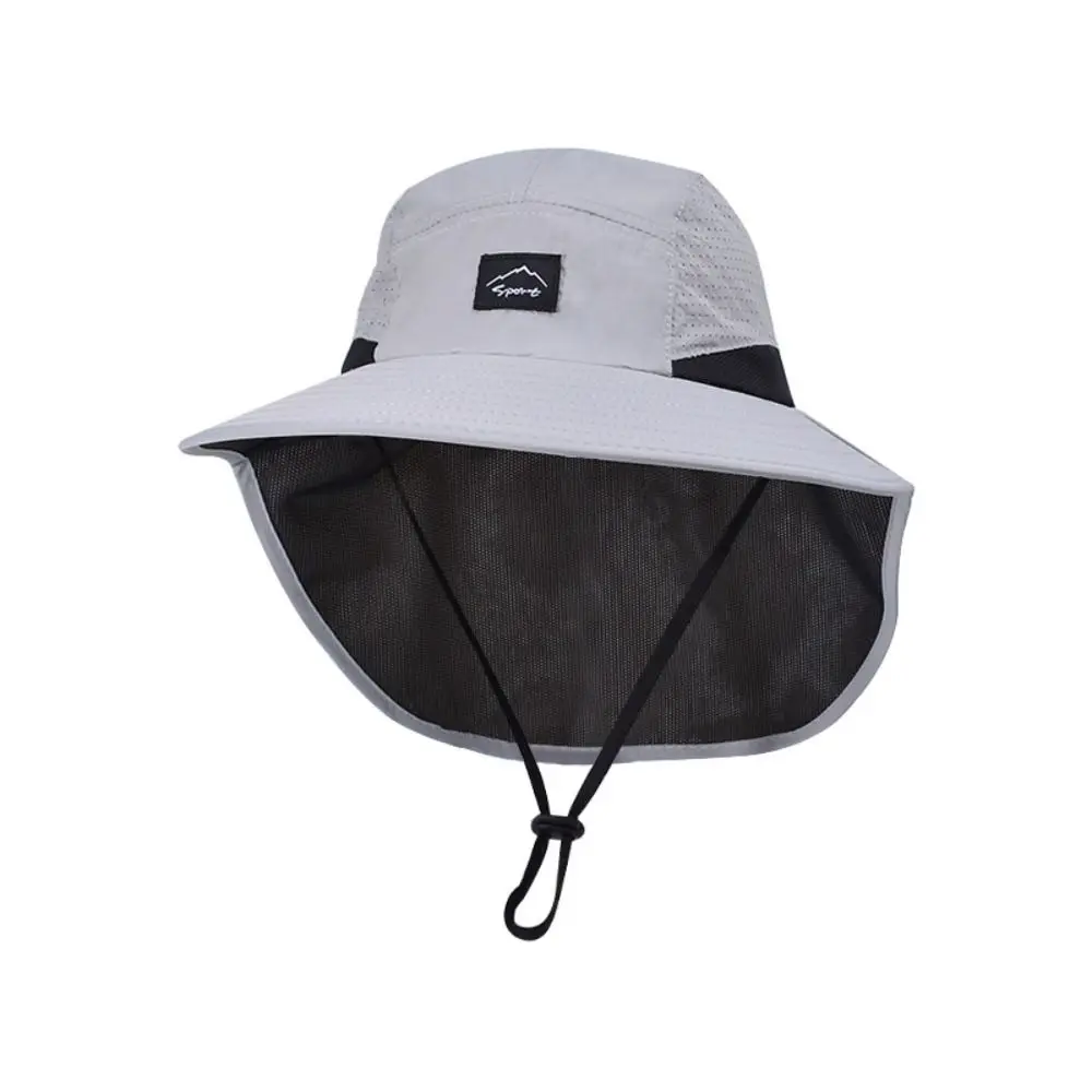 

Big Brim Shawl Children's Summer Hat Neck Ear Cover Breathable Kids Sunscreen Hat Sun Protection Anti UV Kids Beach Caps