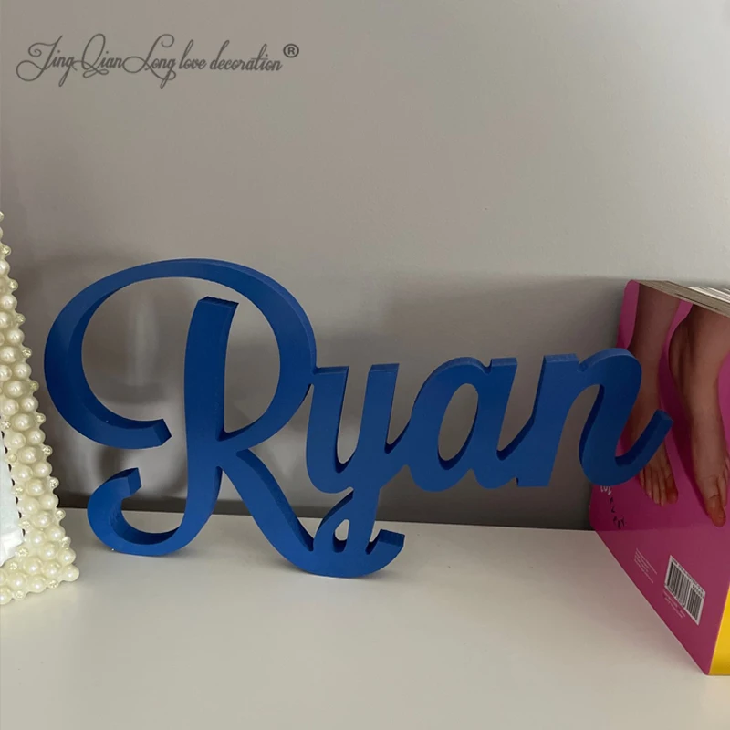 

Personalised Door and Wall Name Sign, Color Plaque, Nursery, Baby, Christmas Gift, Room Name Plaque