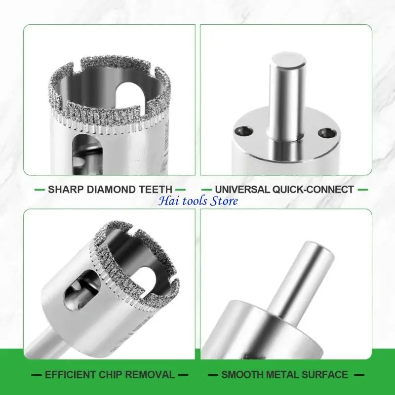 X37E Verstellbare Basis mit zwei Saugnäpfen und 15-teiligem Stahlschneideausrüstungssatz 6 50 mm – Detail 5