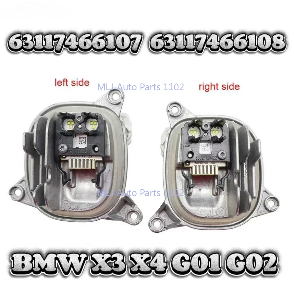 

Подходит для BMW X3 X4 G01 G02 Совершенно новый 63117466107 63117466108 Модуль управления дневными ходовыми огнями DRL с угловым ушком