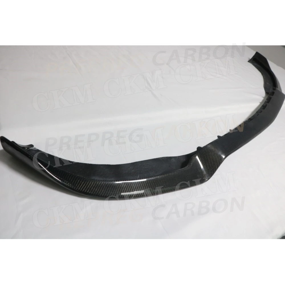 For W212 Carbon Fiber Front Lip Spoiler Chin Splitters For Benz E Class E260 E300 E400 E63 AMG 2014 - 2016 Car Bumper Protector view 5