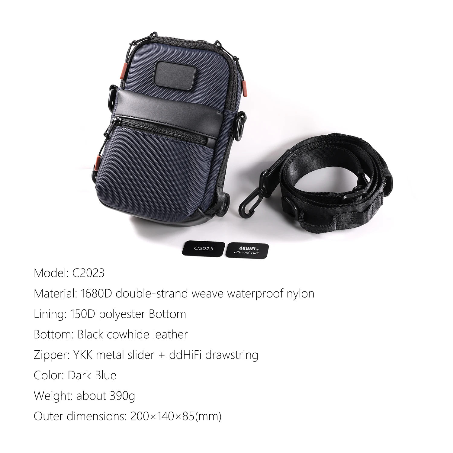 DD ddHiFi C2023 HiFi Carrying Case for Audiophiles Player DAC AMP All-in-one Multifunctional Backpack Earphone Bag