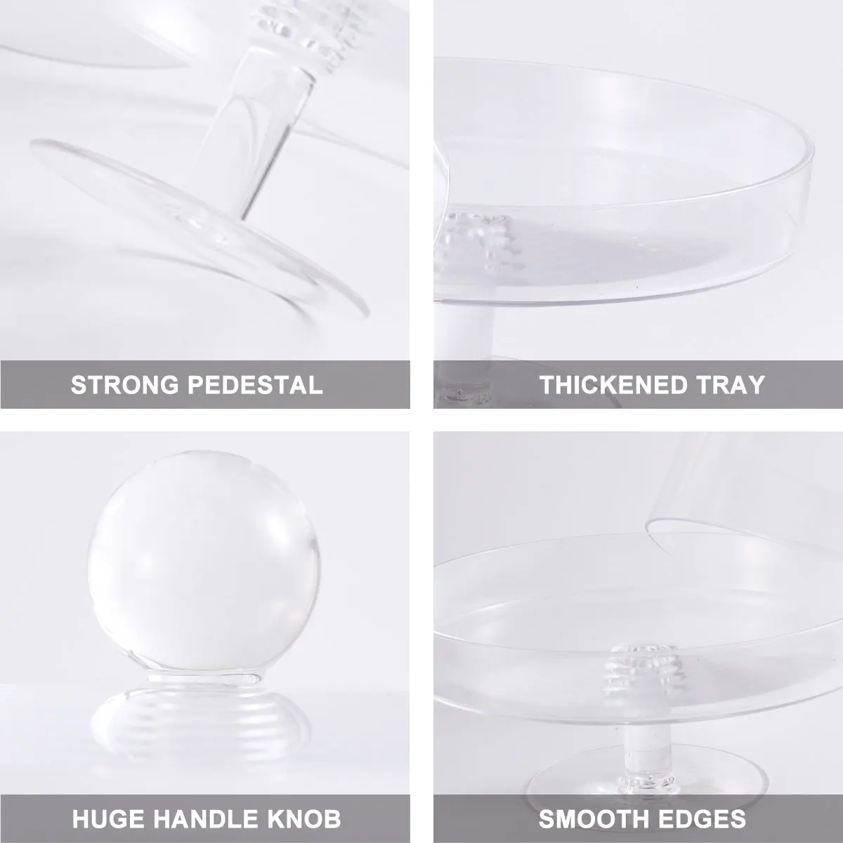 

1Pcs Transparent Dust-Proof Plastic Food Cover Cake Cover Heat Retaining Protector for Buffet Home Restaurant Use