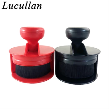 자동차 내부 청소 타이어 드레싱을 위한 보관 랙이 있는 Lucullan 인체공학 라운드 핸들 브러시