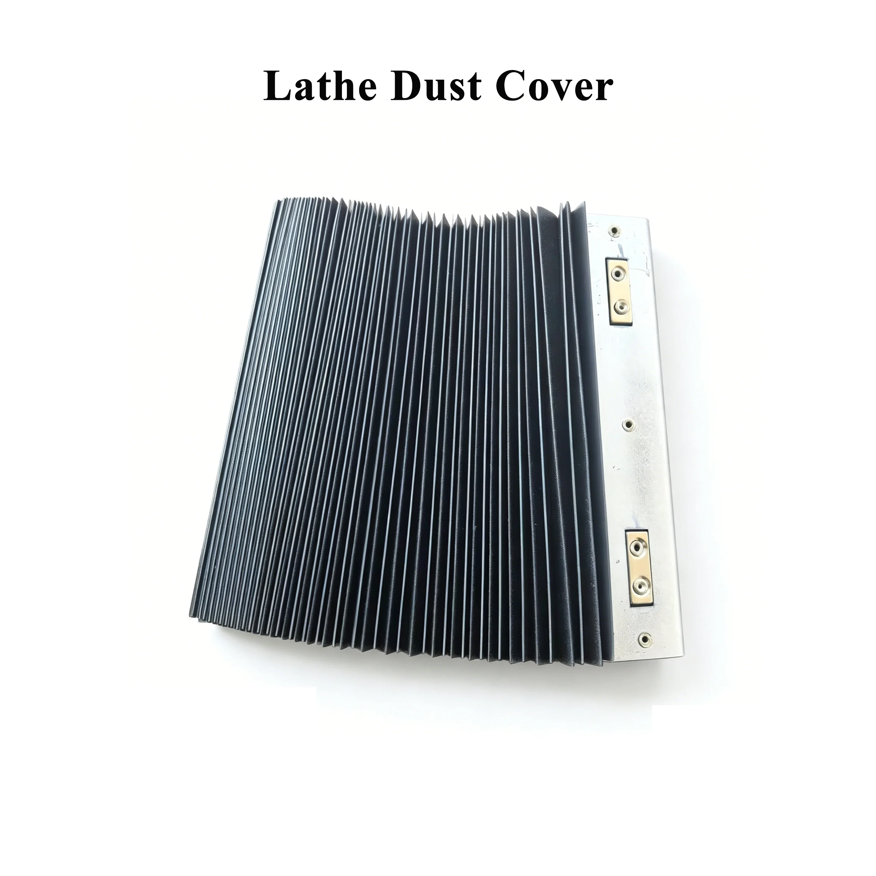CZJXOOUS Lathe Accordion Dust Cover, Retractable Protective Bellows Cover Max 900mm Length for CNC Lathe Linear Guide Dust Proof