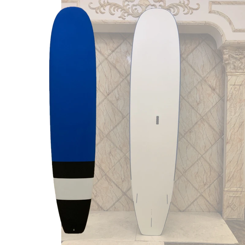 

Bamboo Soft Top Surfing Board Straight 9ft Board FibreGlass SurfBoard