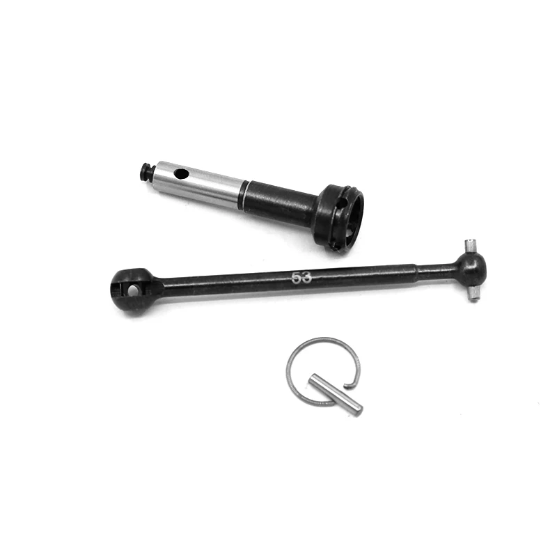 A42T-For Tamiya TC01 TC-01 المعادن المركزي العالمي محرك رمح CVD 53 مللي متر TAM54975 RC ترقية أجزاء السيارة الملحقات #3