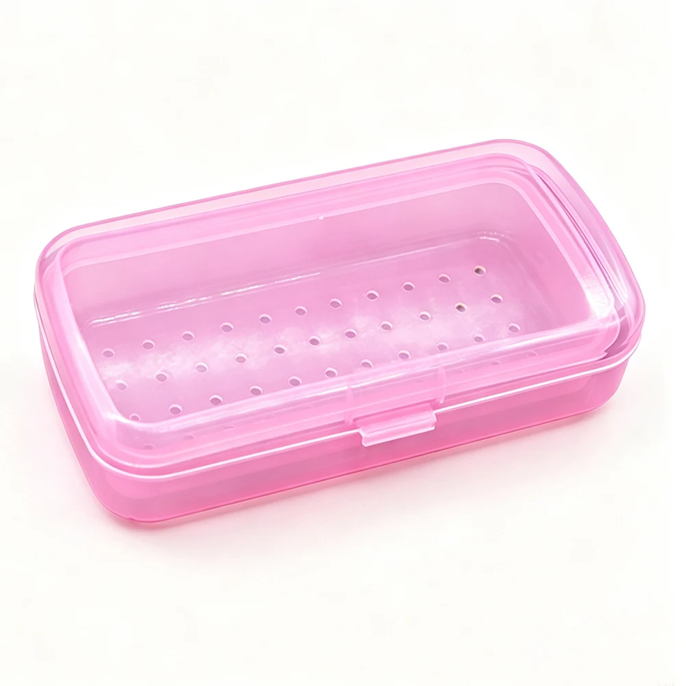 Double‑Layer Manicure Disinfection Box Alcohol Sterilizer Case Nail Art Tool Storage Container For Salon Home Manicure Supplies