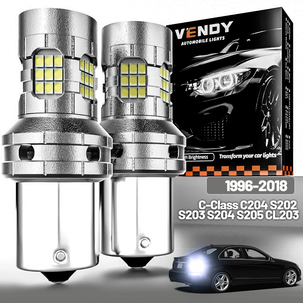 

2pcs LED Reverse Light For Mercedes Benz C Class C204 CL203 S202 S203 S204 S205 1996-2018 Backup Lamp 2001 2007 2008 2011 2014