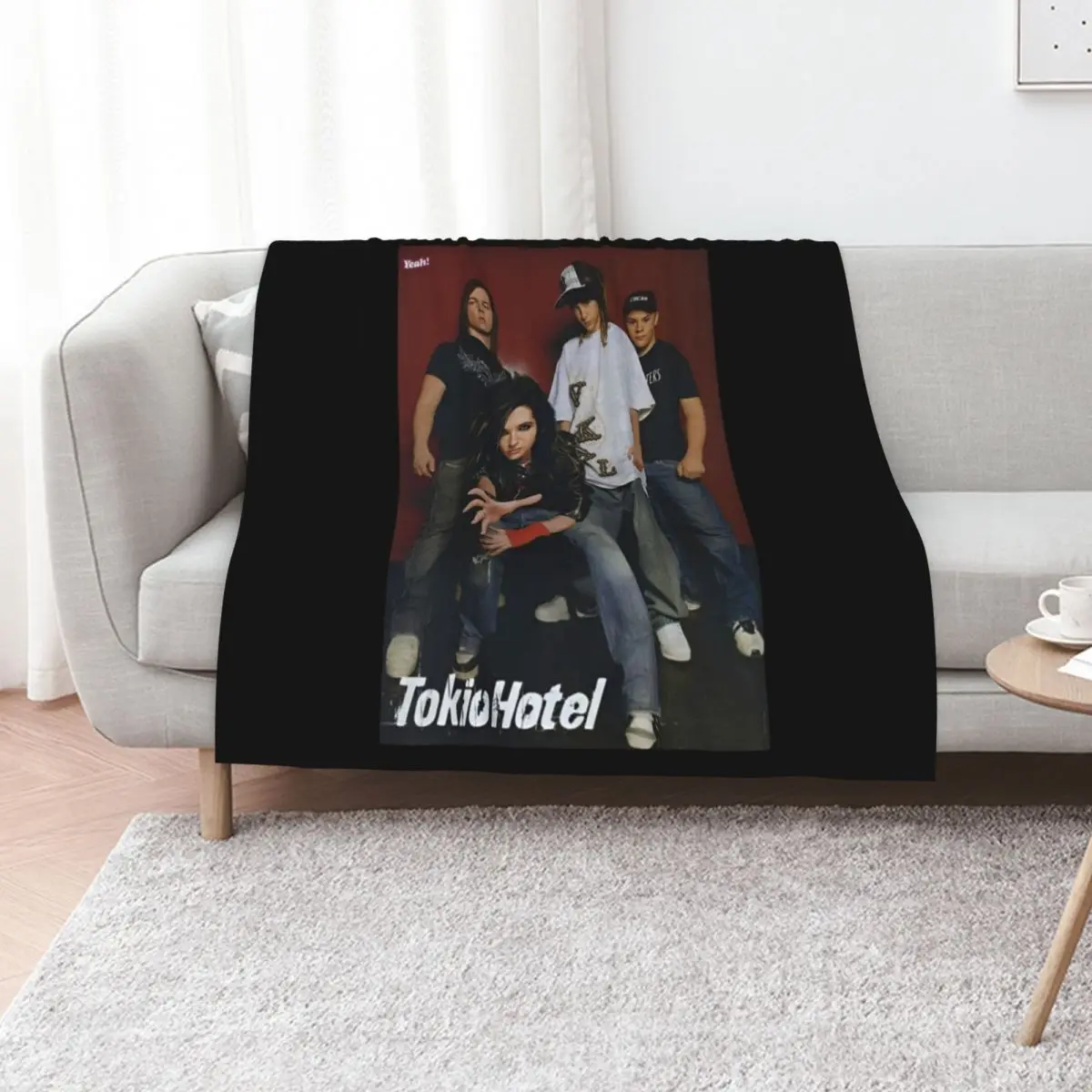 

Tokio hotel 3 Throw Blanket Luxury Brand decorative Large Winter beds Blankets