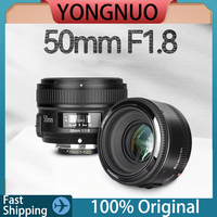 Original YONGNUO YN50mm F1.8 Camera Lens Large Aperture Auto Focus Lens Fixed Standard Prime Custom Lens For Nikon Canon DSLR