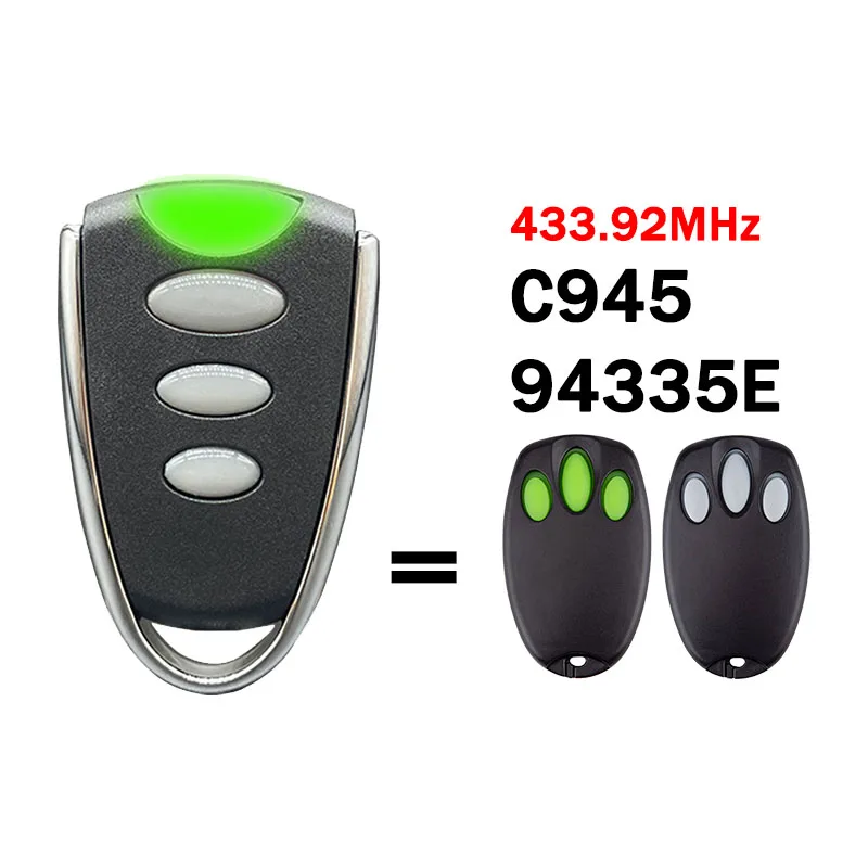 For LiftMaster 94335E C945 Garage Door Remote Control 433.92MHz Rolling Code Garage Gate Opener Electric Remote Control Command