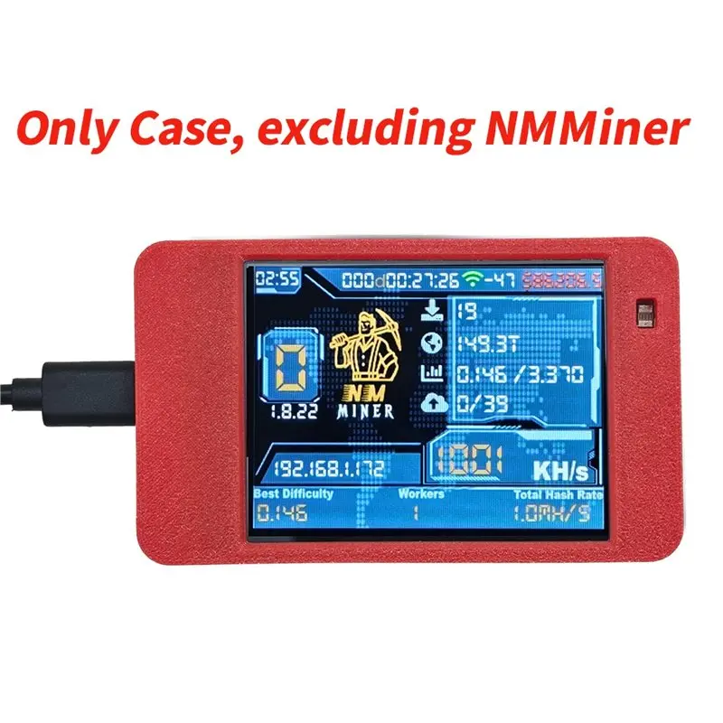 New--2.8Inch Nmminer Case Shell For Nerdminermotherboard Bitcoin Crypto Solo Miner Protective Shell Cover