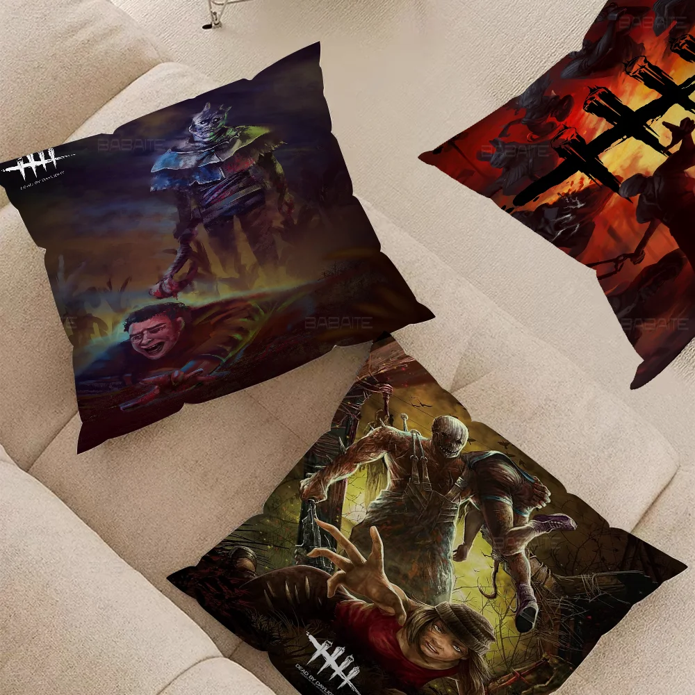 Dead-By-Daylightes Games Personalized Picture Text Home Decorative Pillows Household Gifts 45x45cm