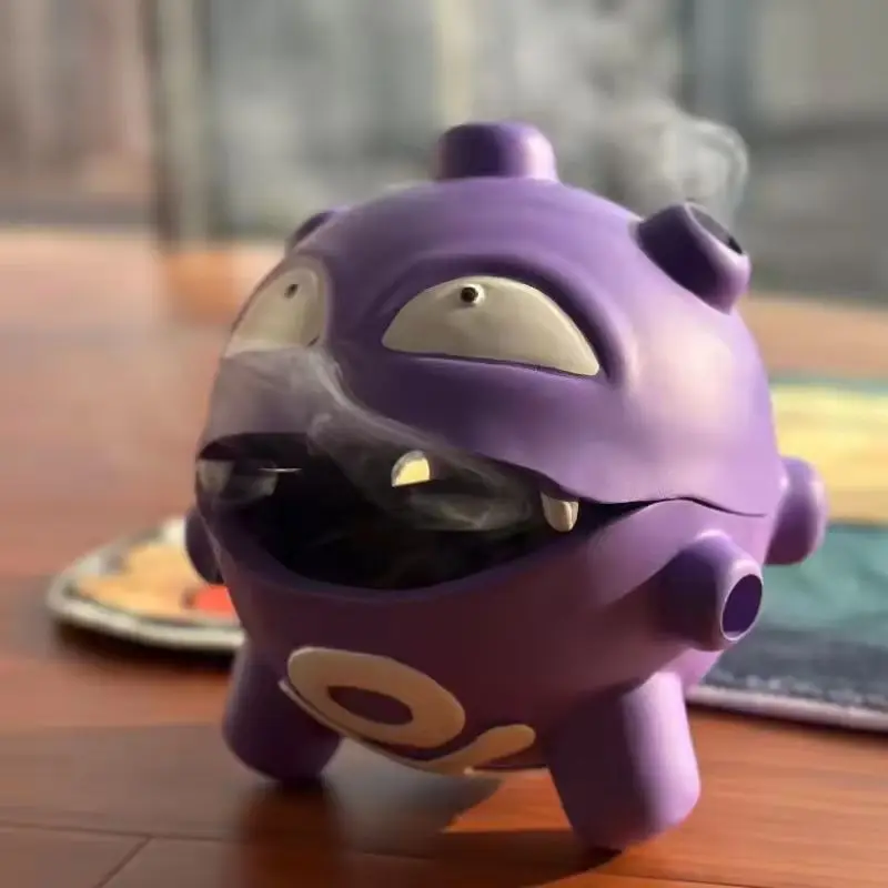Koffing بوكيمون Weezing البعوض لفائف صينية أنيمي Gastly داخلي حامل البخور الروائح لطيف شخصية سطح المكتب الديكور #2