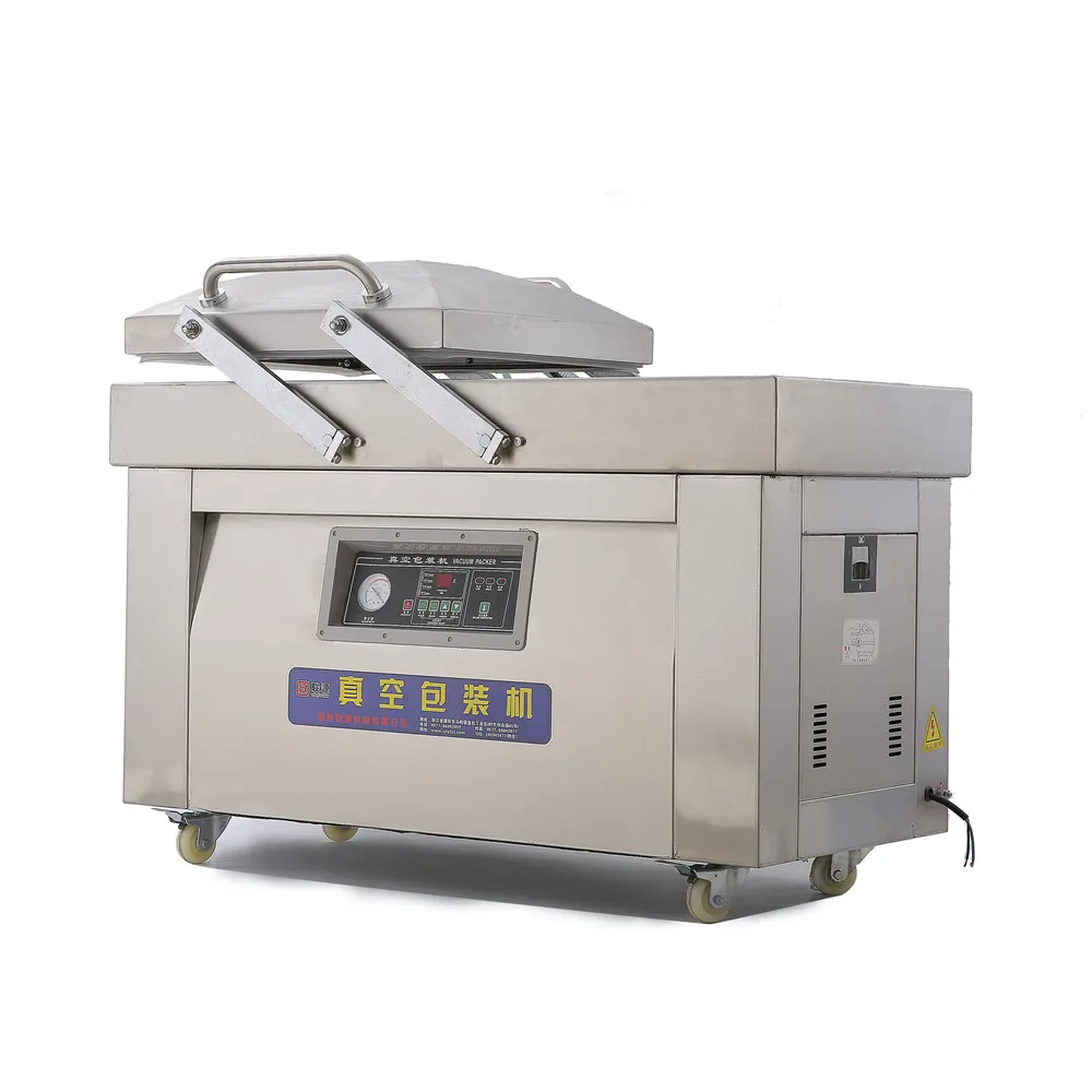 

DZ Series Automatic Food Double Chamber Vacuum Sealing Machine for Food Preservation With Gas Flushing Factory Price