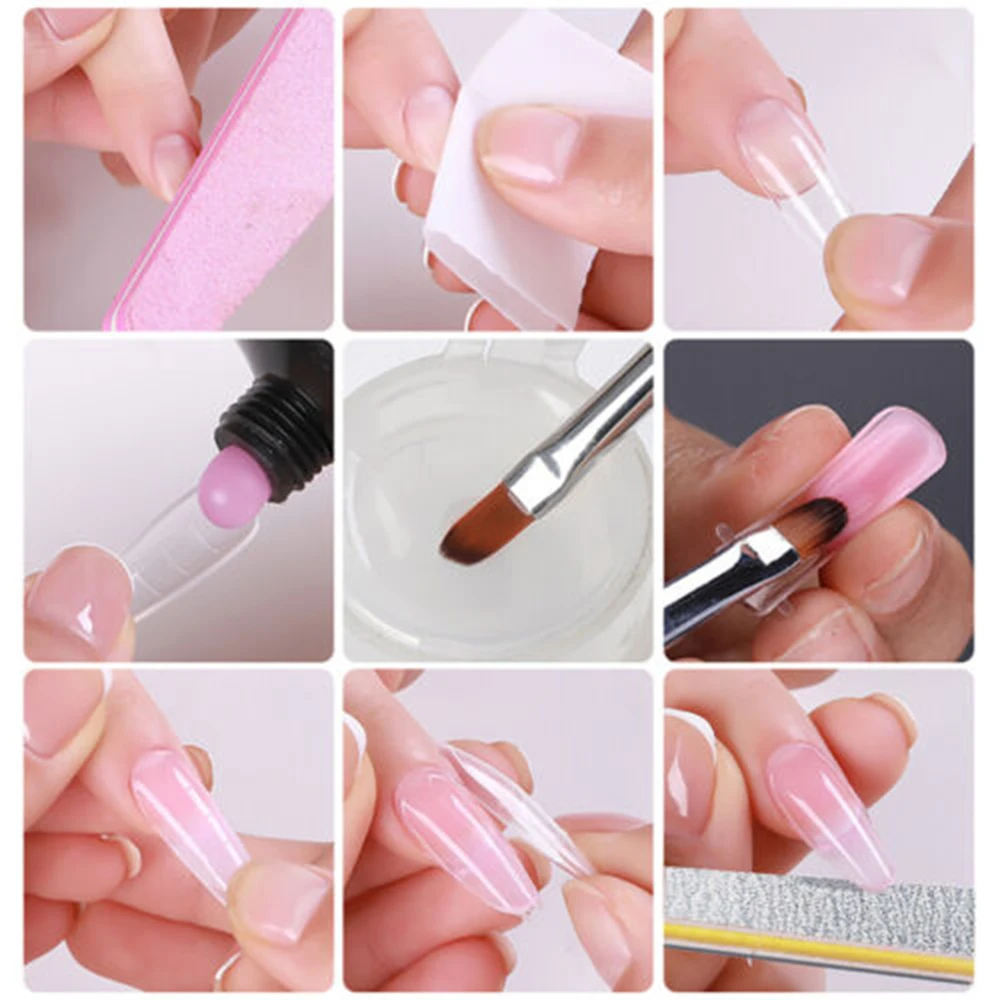 Limegirl بولي مسمار الأشعة فوق البنفسجية جل مجموعة للأظافر تمديد سريع بناء نقع قبالة الأشعة فوق البنفسجية Polys مسمار جل عدة مانيكير أدوات الديكور الفن