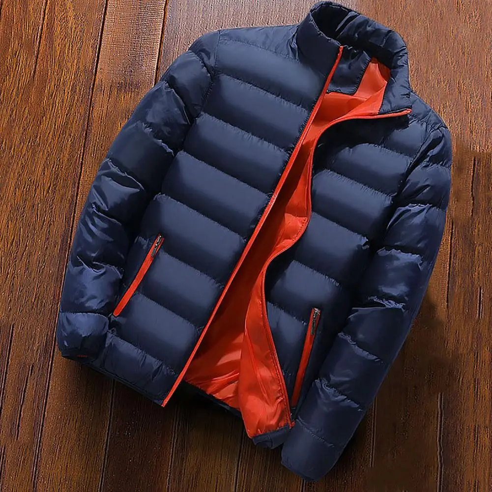 Casual  Down Coat Soft Windbreak Down Jacket Stand Collar Clothes Winter Coat for Work