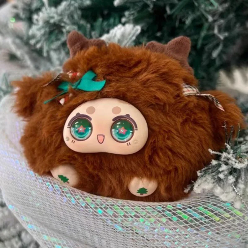 Caja ciega auténtica serie de fiesta de Navidad, conejito Daydream, muñeco de peluche lindo, colgante, adorno de juego de moda, regalo, en Stock