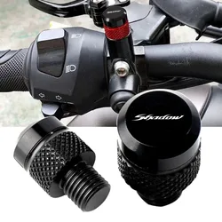 For Honda Steed Shadow 400 600 VLX400 VLX600 VT400C VT600C VT600 CNC Motorcycle M10 aluminum mirror hole plug screw bolt