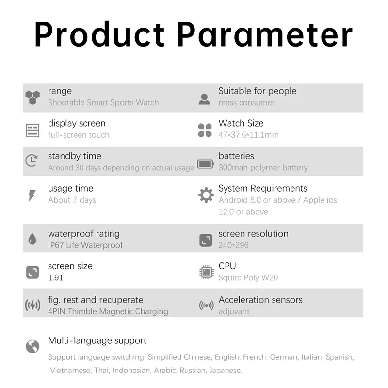 2025 New Large Memory Smart Watch 3D Dynamic Dail Take Photos Video Heart Rate Sports Fitness Waterproof BT Call HD Smart Watch