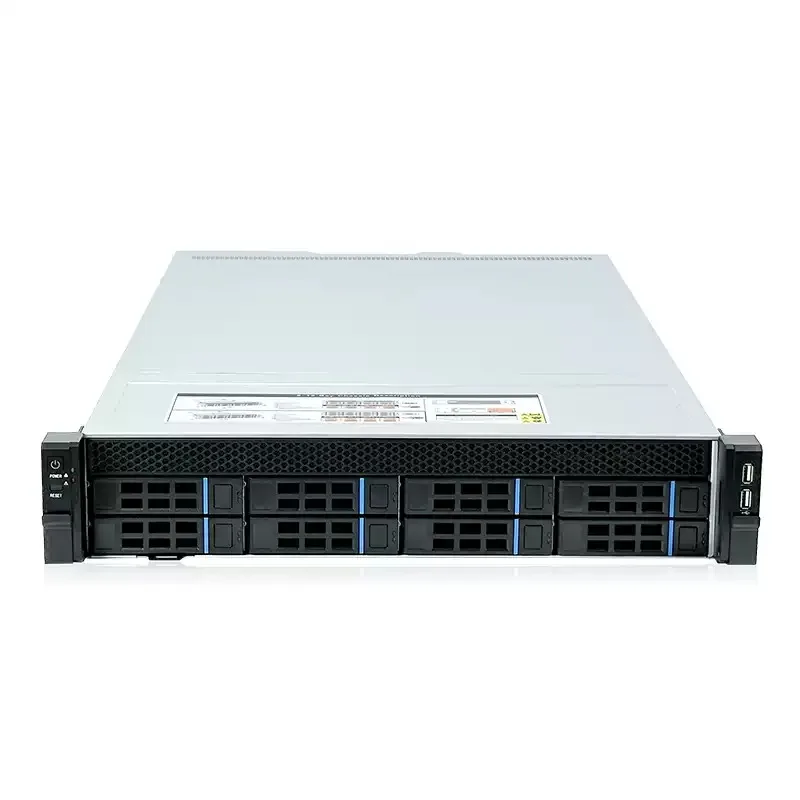 2U Rackmount NAS Server Chassis, 8/12 Bay Hot Swap HDD Enclosure for Enterprise Private Cloud & IPFS Storage