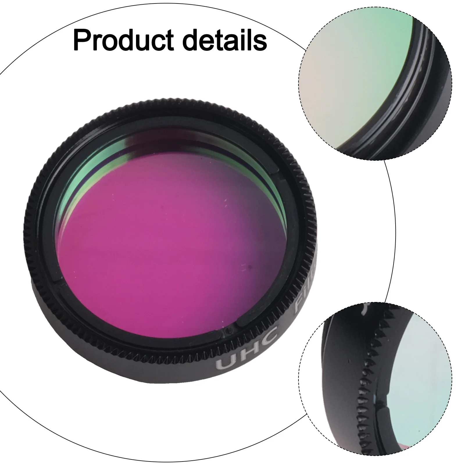 1pc Telescopes UHC Filter Aluminum Alloy Optical Glass Nano-scale Coating For Astronomical Telescopes That Use British Threads