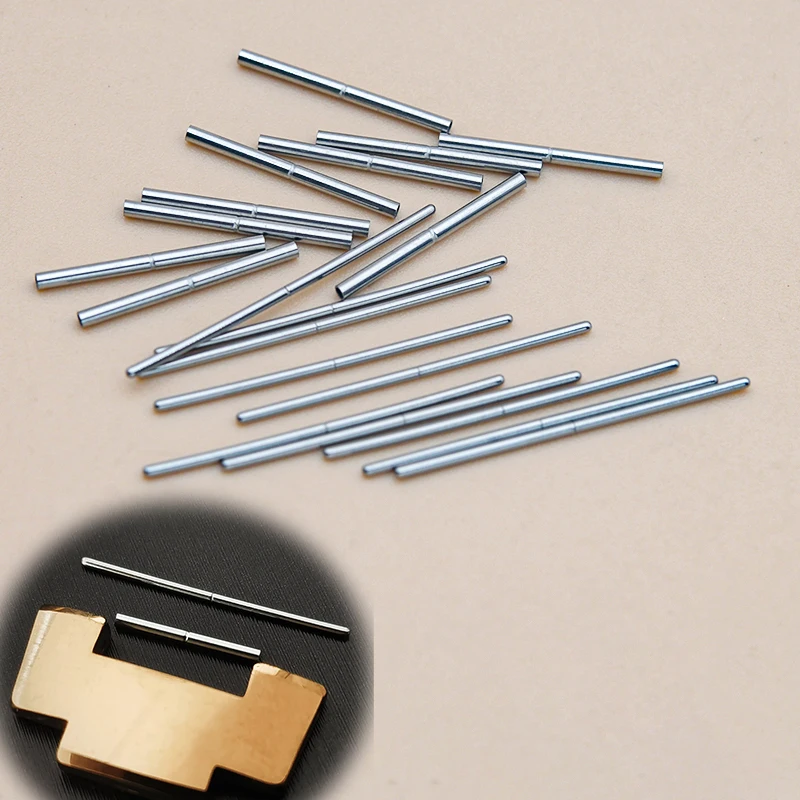 50 Sets Watch Accessories Connection Shaft Tungsten Steel Band Sleeve Table Shaft Steel Band Pin Table Shaft Connection Rod