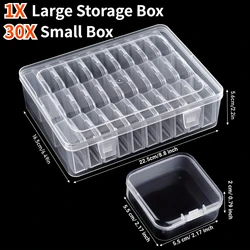 Multifunctional Storage Box DIY Diamond Painting Embroidery Storage Box Nail Art Jewelry Rhinestone Mosaic Storage Container