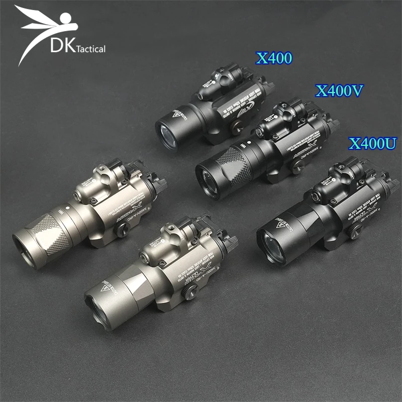 

Тактический SF X400V X400U X400 красный лазерный разведчик свет белый светодиодный фонарик постоянный/мгновенный стробоскоп охотничье оружие свет