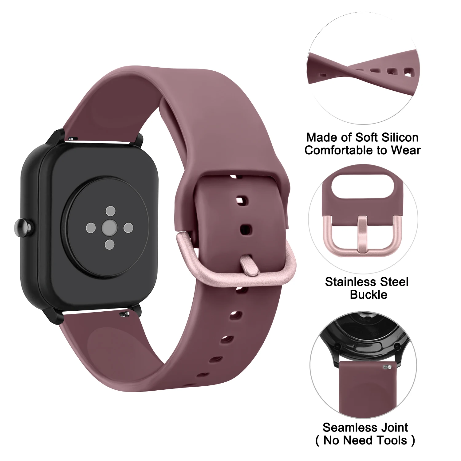 Pulseira de 20/22mm para amazfit gts 2 4 mini/gts 3/gts 2e/bip 3 pro/bip u pro/bip s lite pulseira para amazfit gtr 3 pro/gtr 2 4 pulseira