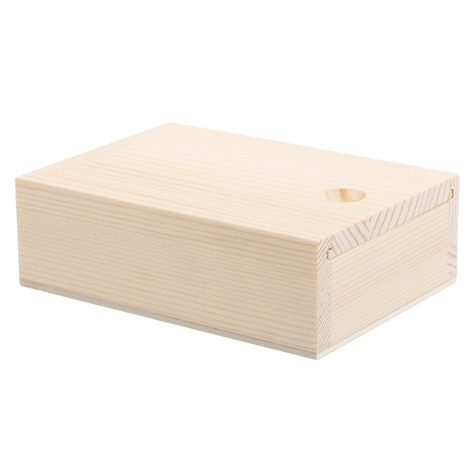 

Wooden Storage Natural Small Sliding Lid For Cards Jewelry Travel Home Decor Card Game Holder Wooden Rectangular