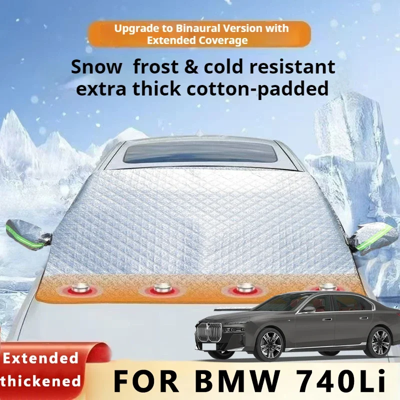 

Thickened Car Now Sunshade Windshield Cover With 5/9 Magnets UV Protection Anti Snow Sunlight For BMW 740Li M G11 G12