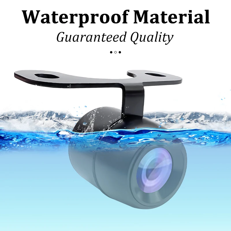 Car Rear View Camera HD Night Vision Reversing Automatic Parking Monitor CCD Waterproof Wide Angle High-Definition Image