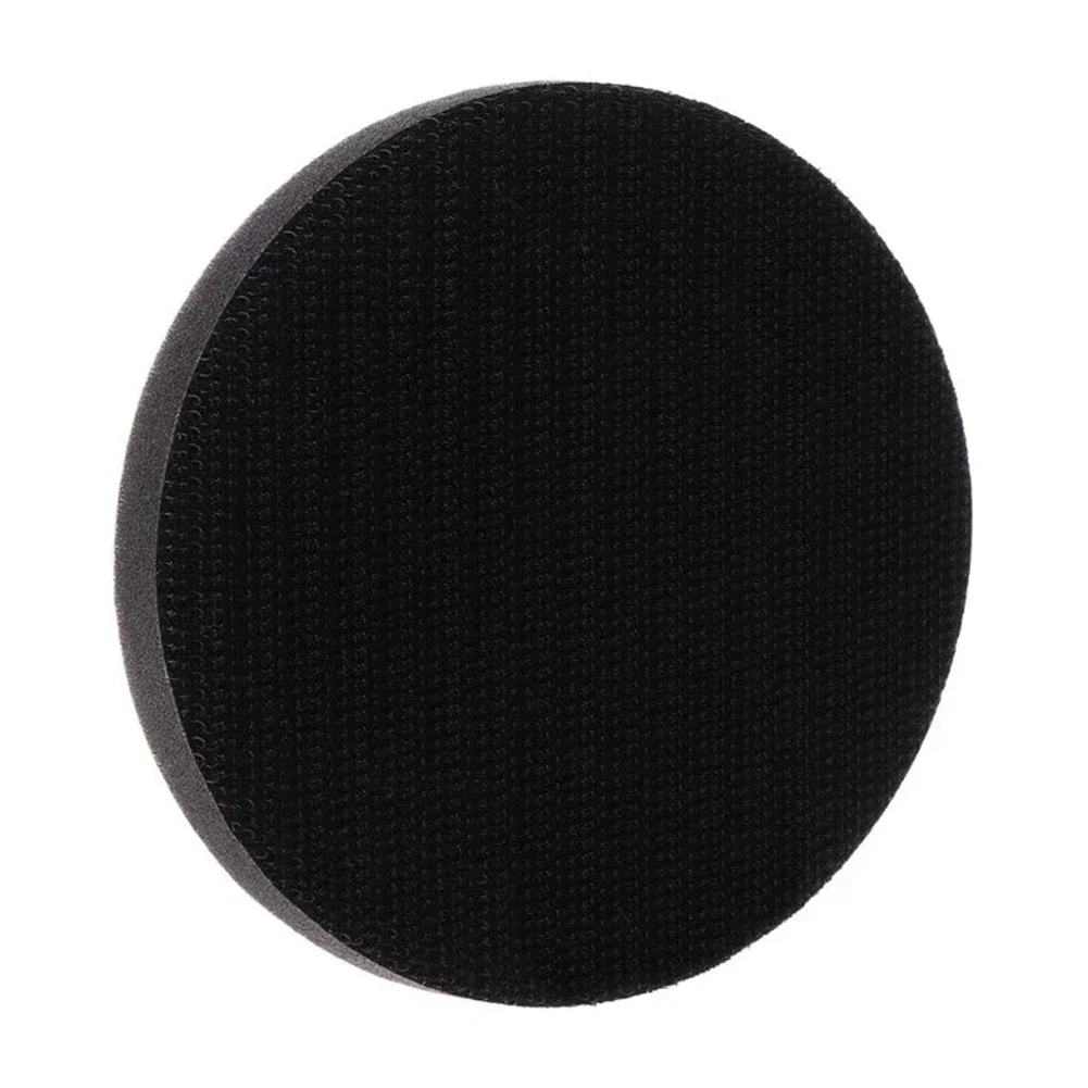 1PC 5 In Soft Sponge Interface Pads 125mm Sanding Pad Hook Loop Sander Discs Surface Polishing Buffer Backing Mat Abrasive Tool