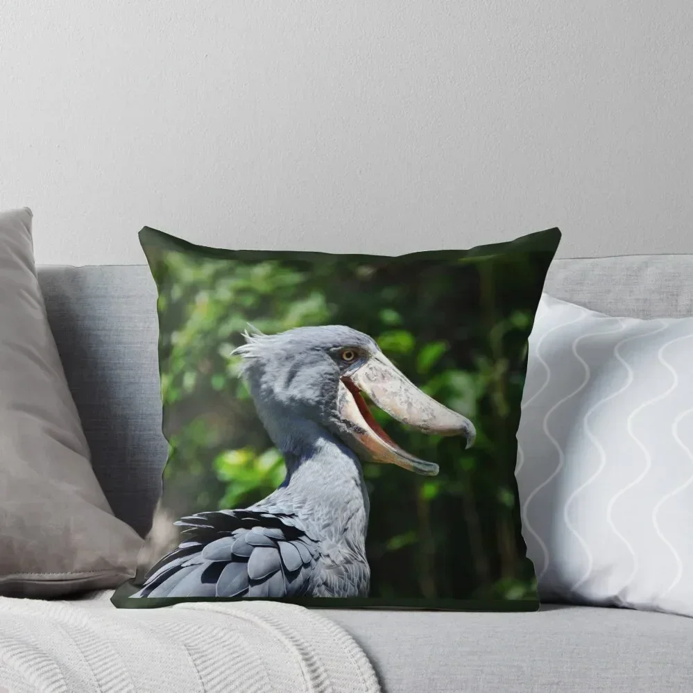 

Shoebill Throw Pillow pillow cover christmas Decorative Cushions For Living Room pillow