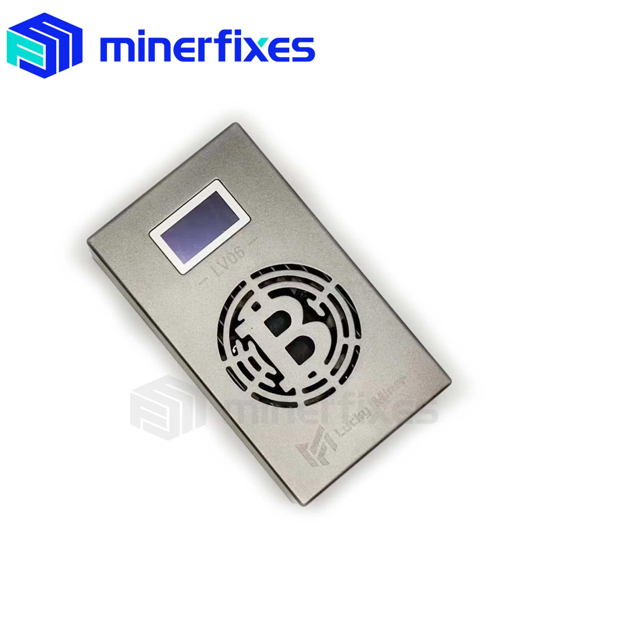 Lucky Miner LV06 BTC Solo Miner WiFi2.4G SHA-256 500GH/S BM1366 ชิป Asic Crypto Miner เครื่องสลากเงียบ Btc Mining Miner