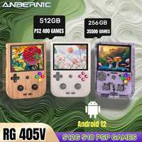 ANBERNIC RG405V Retro Handheld Game Video Player Console 4.0 Inch Ips Screen Android 12 Bluetooth WIFI 4G+128G 512G PSP PS2 Gift