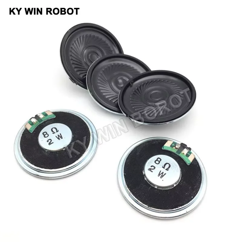 

5pcs/lot New Ultra-thin speaker 8 ohms 2 watt 2W 8R speaker Diameter 40MM 4CM thickness 5MM