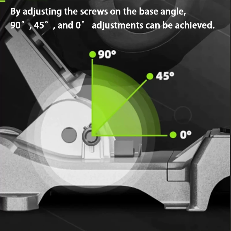 Mini Portable Handheld Desktop Band Saw, Steel Band Sawing Machine with Base for Metal & Woodworking Cutting Machinery