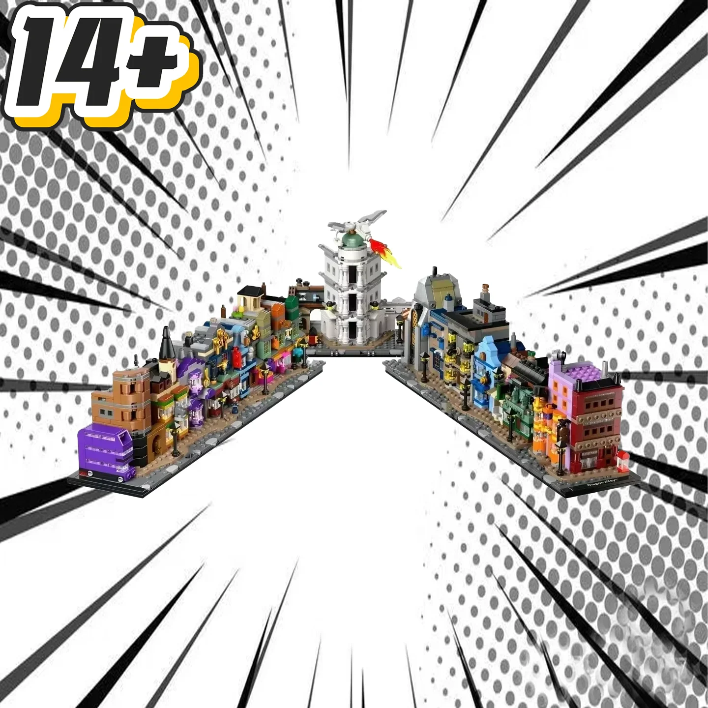 En Stock 76444 blocs de construction de magasin Alley Architecture Street View 2750 pièces briques pour enfants cadeaux d'anniversaire de noël