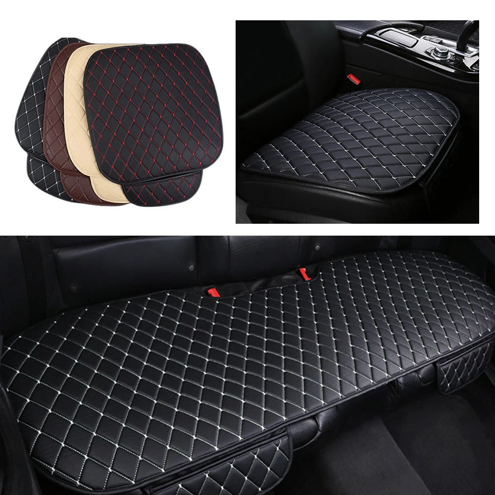 

Leather Car Seat Covers For HYUNDAI Genesis GV80 Veloster Verna i10 Getz i20 Palisade Elantra Universal Seat Covers Cushion Mat