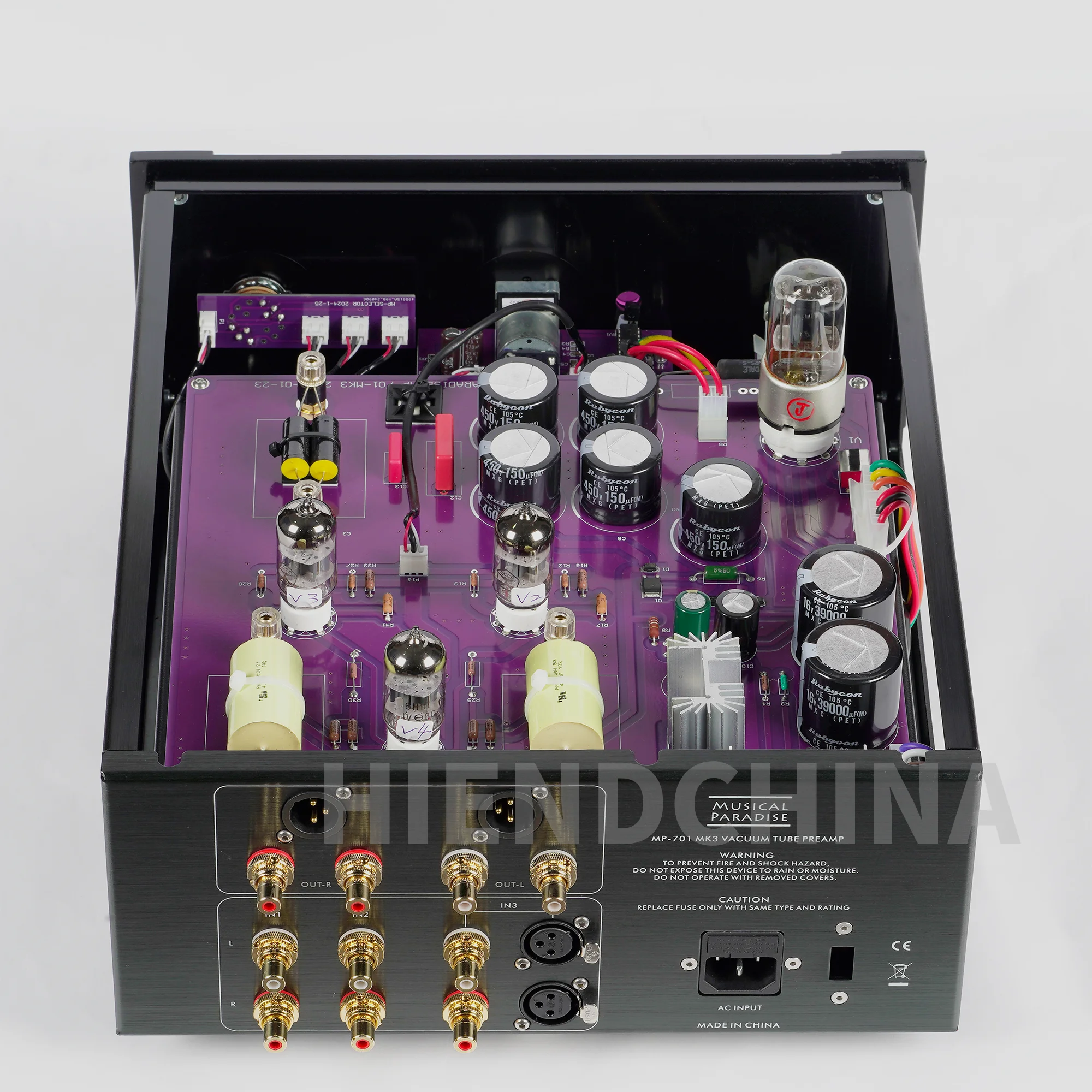 Musical Paradise MP-701 MK3 Bile Front Stage Tubo Eletrônico Amplificador de Fase Frontal com Controle Remoto