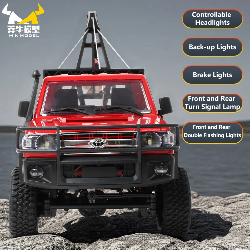 MN نموذج 1/12 4X4 RC مدينة الخوض لودر أطفال بالريموت كنترول الغوص الباندا على الطرق الوعرة سيارة تسلق شاحنة بيك اب روك الزاحف لعبة للكبار