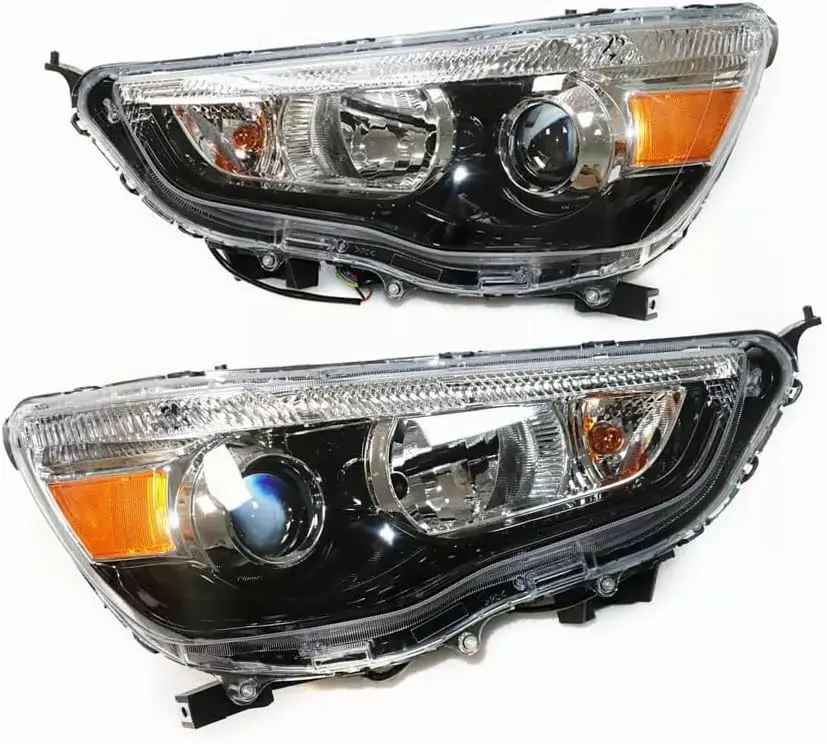 Left and Right Halogen Headlight Assembly Compatible with Outlander Sport 2011 2012 2013 2014 2015 2016 2017 2018 2019 - Driver