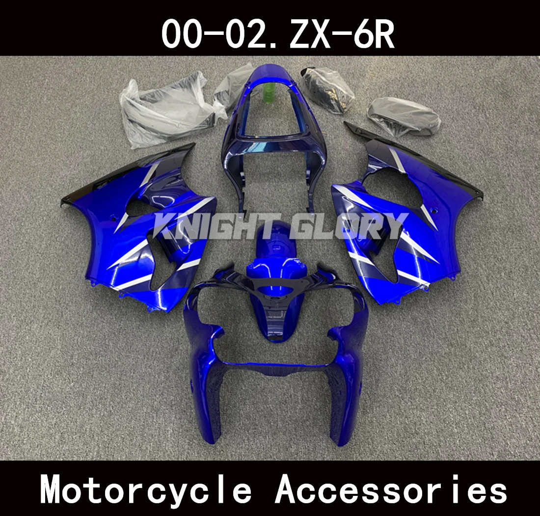 

New ABS Injection Molding Fairings Kits Fit For 636 ZX-6R 2000 2001 2002 Bodywork Set Motorcycle Accessories