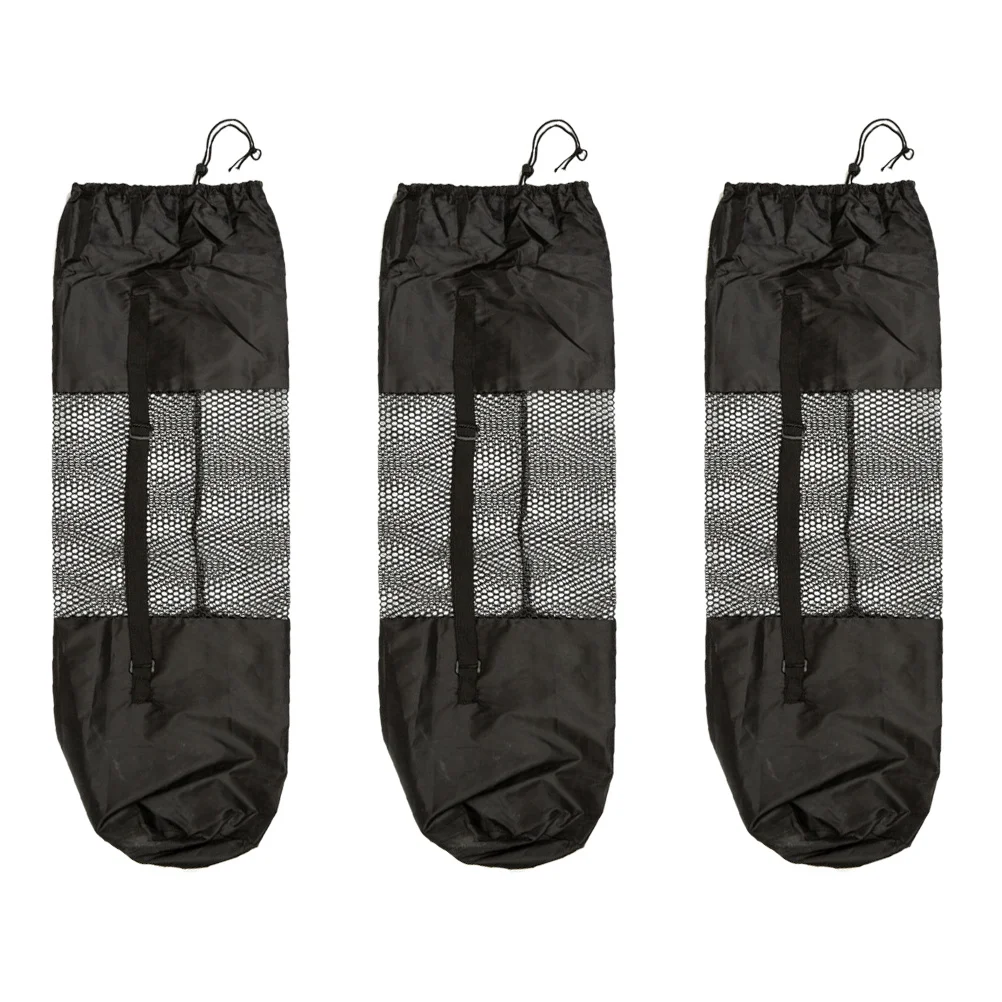 3 قطعة اليوغا شبكة الناقل تنفس الرباط إغلاق الرياضة في الهواء الطلق اليوغا حصيرة كيس التخزين حقيبة اللياقة المحمولة #2