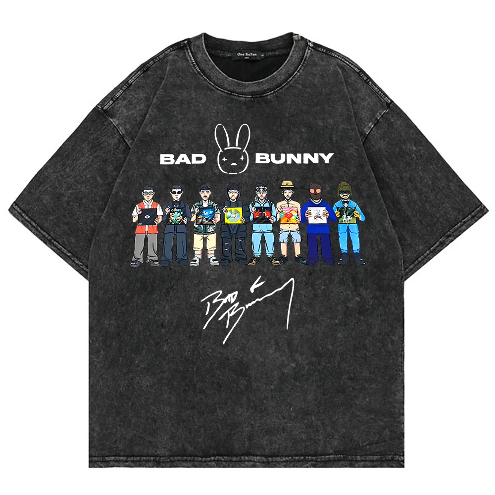 Bad Bunny Debí Tirar Más Fotos World Tour 2025 2026 T Shirt Men